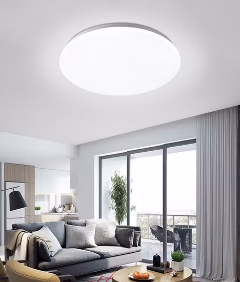 24W IP65 Accensione automatica Radar Sensore di movimento a microonde Lampada da parete a LED Illuminazione del corridoio Corridoio Patio Cortile Magazzino LED Paratia Plafoniera