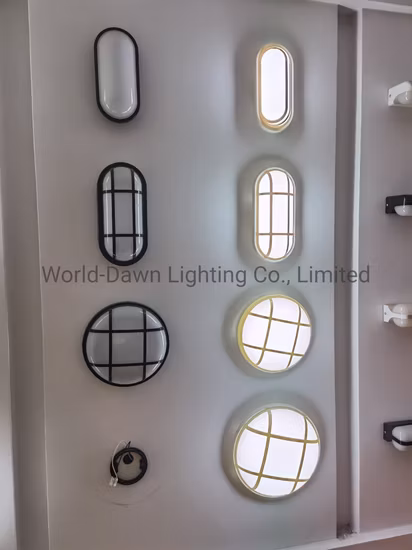 Lampada da parete rotonda impermeabile per illuminazione da esterno Lampada da parete a LED 12W 16W